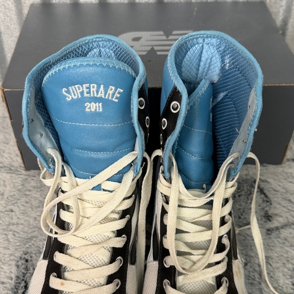 Superare Boxing Wrestling Shoes High Top Blue White Black Size 11.5 US 45.5 EU main image 8
